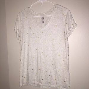 GAP large gold polka dot shirt